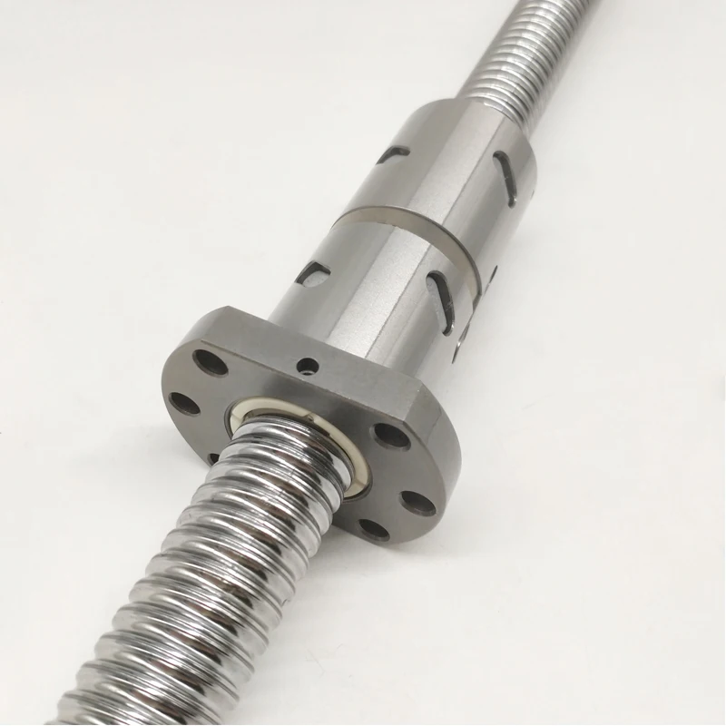 RM1605 DFU1605 300 350 400 450 500 600 650 700 800 900 1000 мм шариковый винт с двойной шариковой гайкой