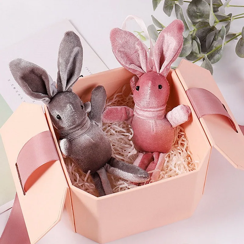 

Pupils Gift Children Dolls Wedding Velvet Bunny Stuffed Toy Pendant