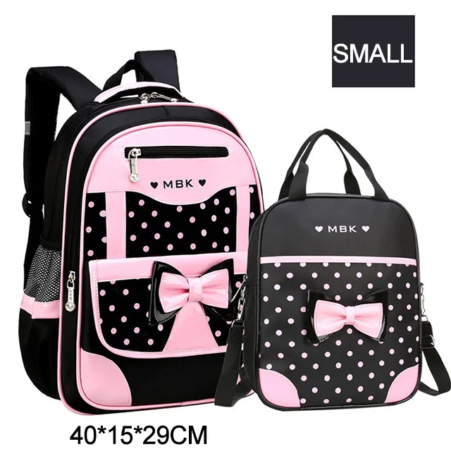 5927-2BLACK-S Портфолио для школы, сумки для девочек, Милый мультяшный Детский рюкзак с принцессой кошкой, детский кружевной рюкзак, рюкзак для начальной школы - Цвет: 5927-2BLACK-S