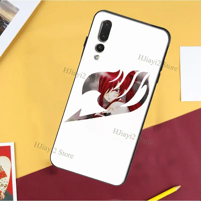 Чехол Erza Fairy Tail для Huawei P30 Pro P10 P20 P40 Lite P Smart 2019 Z Mate 30 10 20 | Мобильные телефоны и
