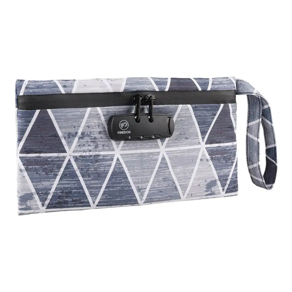 Мешок для хранения с защитой от запаха и замком камеры 27 см x 15 большой карбоновый