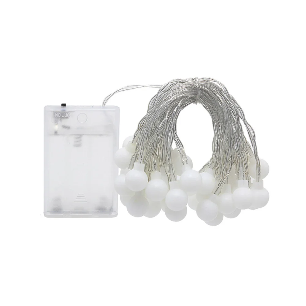 

3M 20LEDs 6M 40LEDs Fairy Garland LED Ball String Lights Waterproof For Christmas Tree Wedding Indoor Decoration Battery Powered