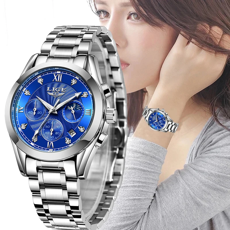 

2021 New Fashion Watch Women Watches Ladies Creative Steel Women Bracelet Watches Female Waterproof Clocks Relogio Feminino