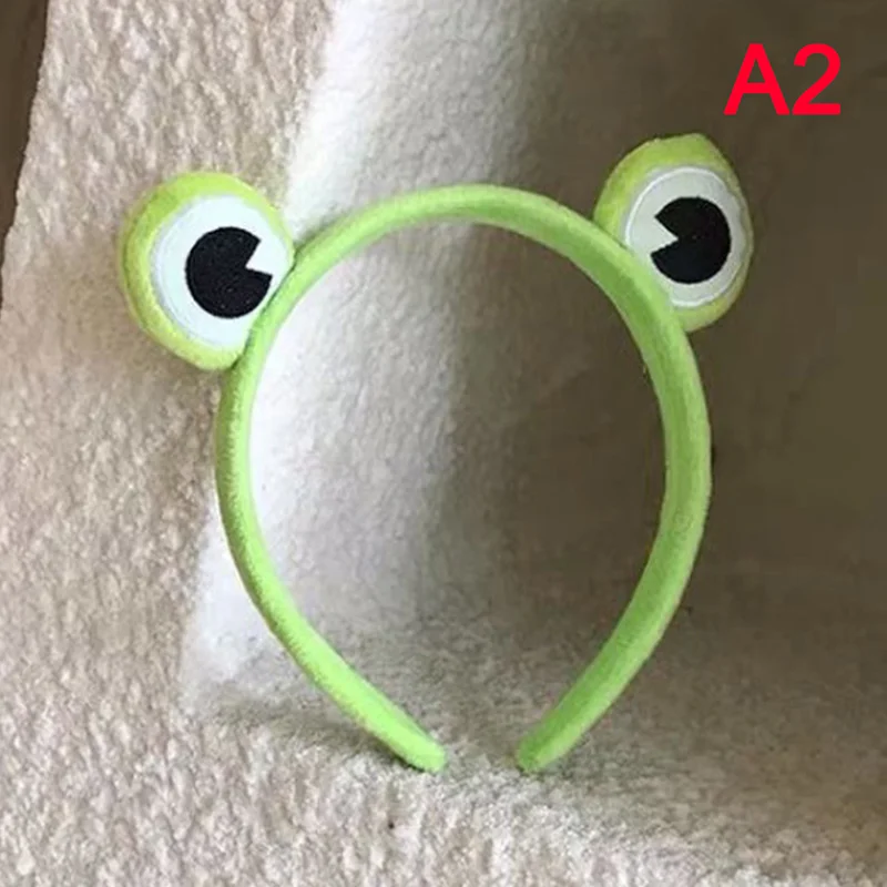 1 шт. забавная лягушка повязка на голову для макияжа милые повязки волос широкие