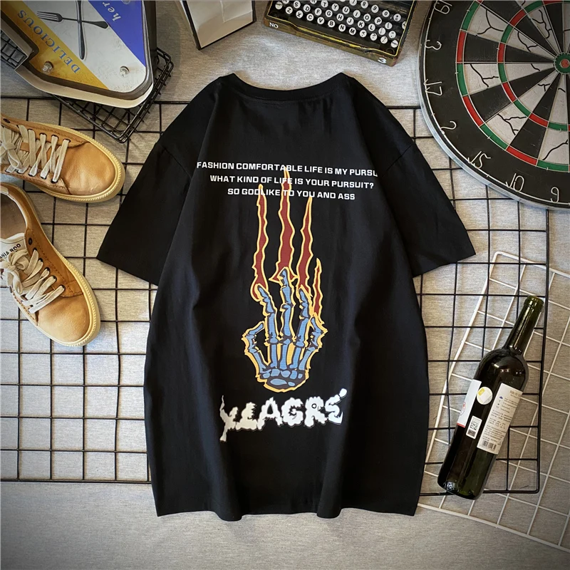 

Для мужчин Evil футболка человек ручной Toghter шутка милый рисунок с принтом короткий рукав подарки футболка для мальчиков и девочек