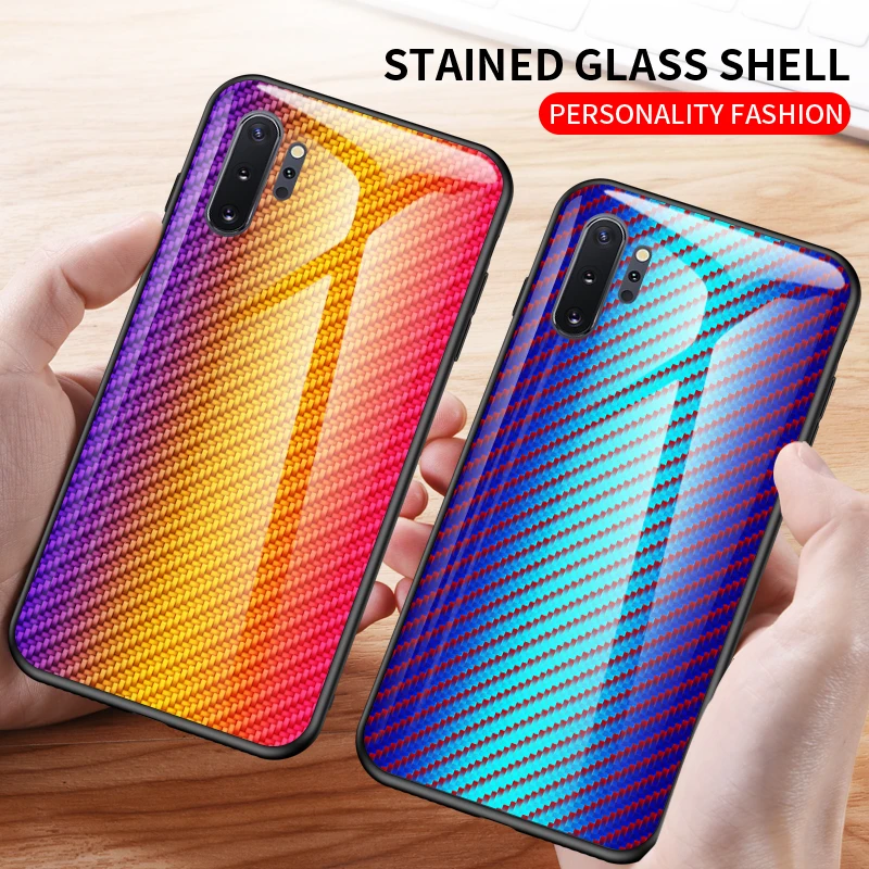 Glass Phone Cover For Samsung Galaxy S7 Edge S8 S9 S10 Plus 5G Lite Note 8 9 10 Pro J3 J5 J7 2017 J2 Prime J4 J8 A7 A8 2018 Case | Мобильные
