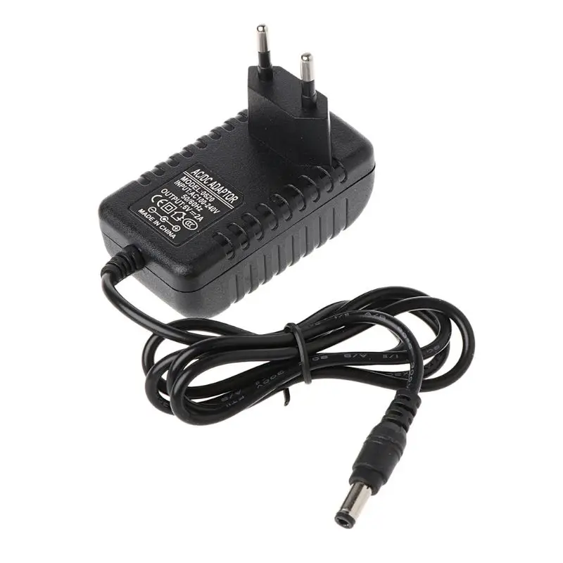 

New Converter 100-240V to DC 6V 2A Power Supply Adapter Charger EU Plug Black
