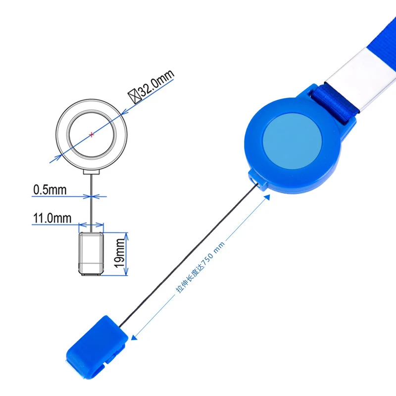 1 шт. выдвижной держатель для лыжных Пасс карт ремешок шеи телефона ключей ID