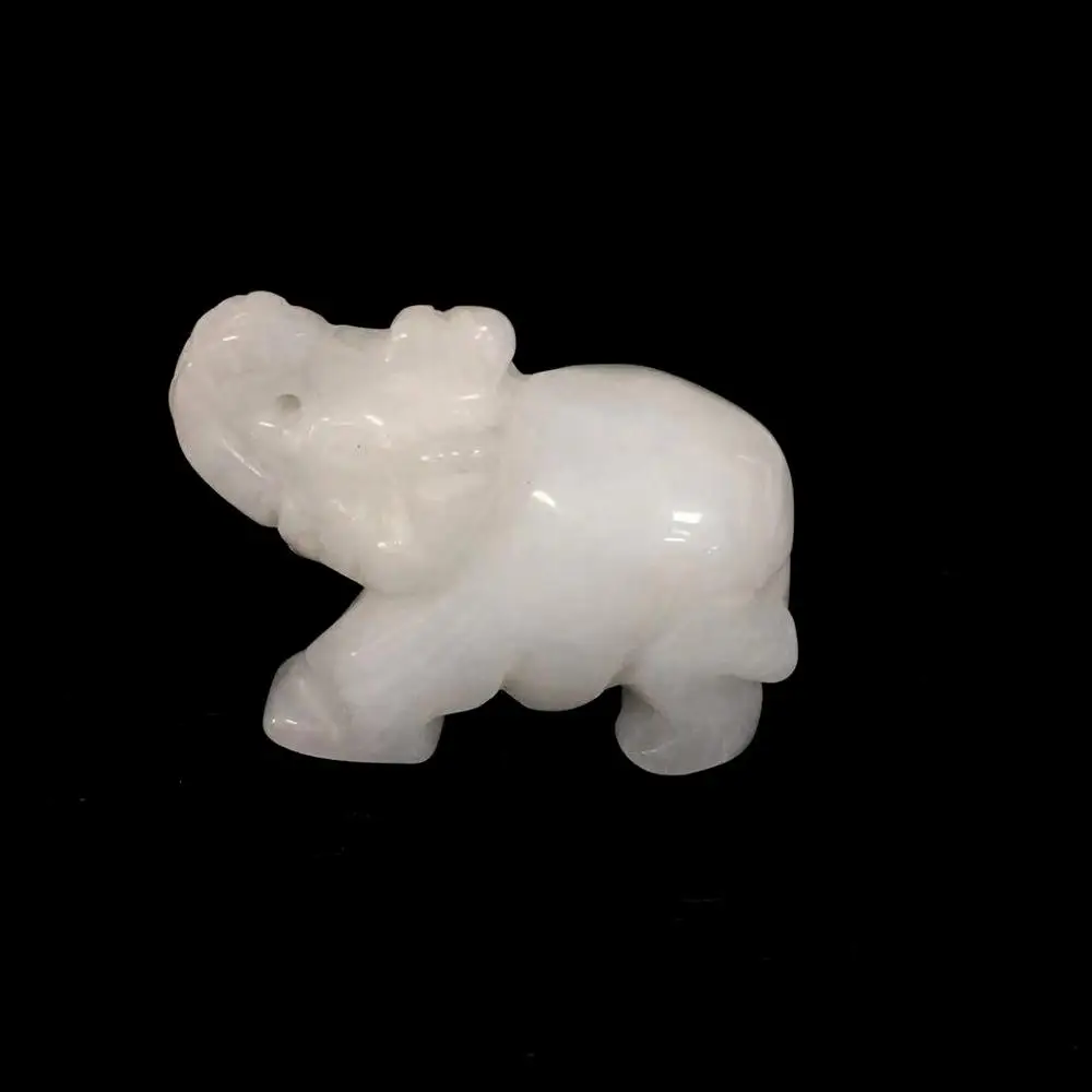 Оптовая продажа с фабрики Цена натуральный белый мрамор форма слона кварцевый