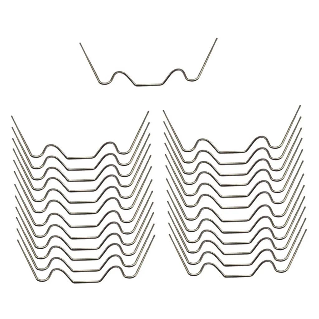 25Pcs Steel Glazing Clips W Type Wire Clip Glass For Greenhouse | Greenhouses