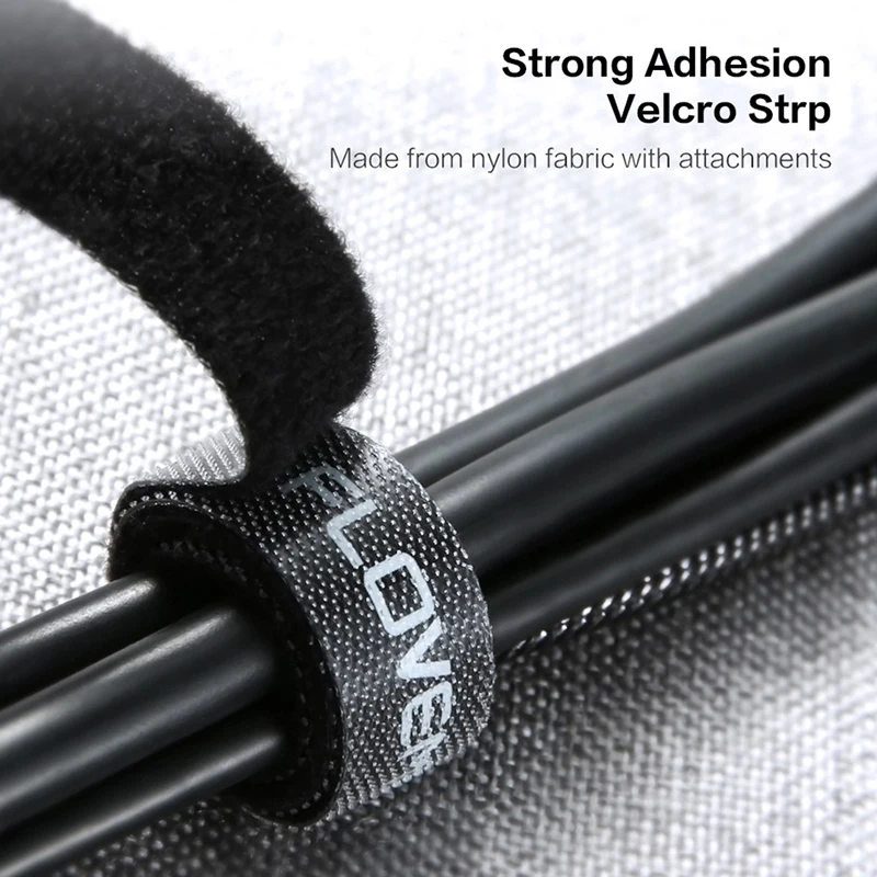 

5/3/1M Ultra Thin Micro Soft Nylon Hook Buckled Magic Tape Clip Holder Cable Ties Strap Bandage