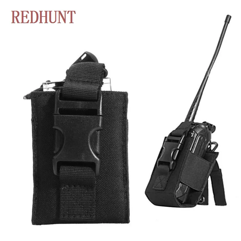 

Tactical Molle Radio Walkie Talkie Pouch Military Radio Holder Accessories Bag Outdoor Interphone Storage Case Hunting Pocket