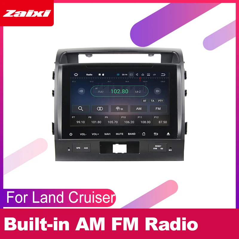 Автомобильные аксессуары для Toyota Land Cruiser 2008 ~ 2012 Android GPS-навигация DVD