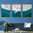 Пляжный плакат с морским пейзажем, абстрактная Минималистичная Настенная картина на холсте, известная картина, современные картины для домашнего декора