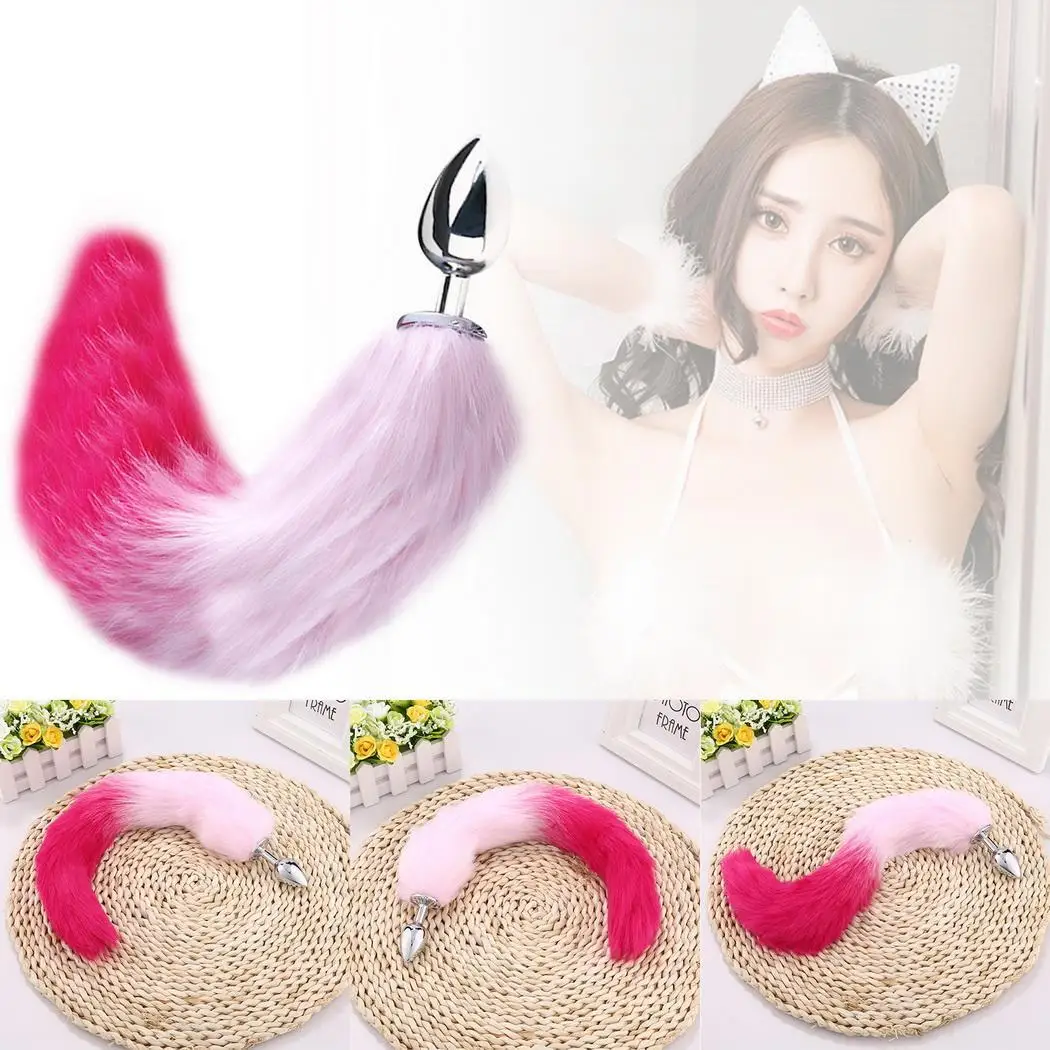 Забавный Гладкий Лисий Хвост анальные игрушки Стиль Силиконовый сплав Анальная