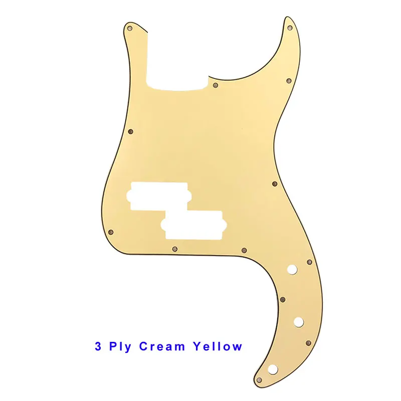 Пользовательские гитарные части, качественная электрическая гитара Pickguard-для США/Мехико Fd стандарт P бас Гитара Pickguard царапина пластина