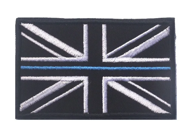 UK Flag 2 UKSF Великобритания специальная воздушная служба Британский спецназ SAS патч кто осмелится выиграть Вышитая эмблема патч значок - Цвет: UK Flag 2