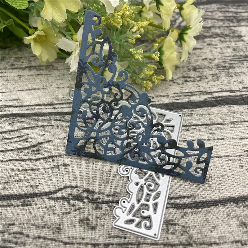 Кружево металлический Трафаретный вырубной Штамп для DIY Скрапбукинг альбом