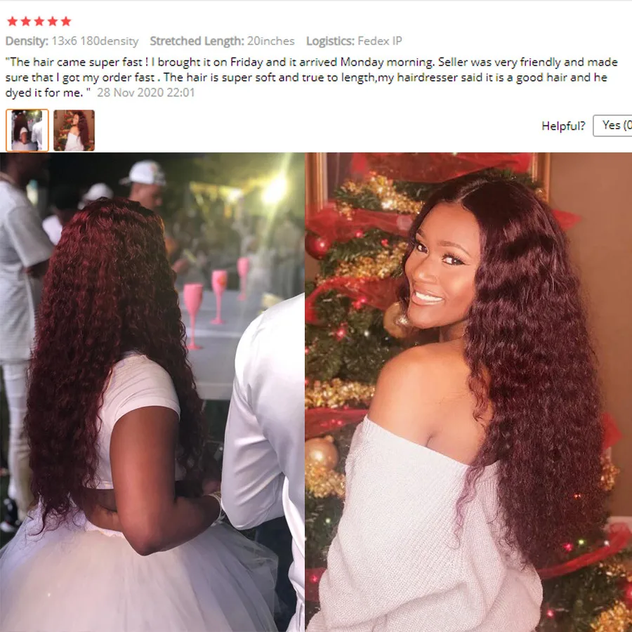 Рисунок 5 - Бордовые 99J вьющиеся 13x 4 парики