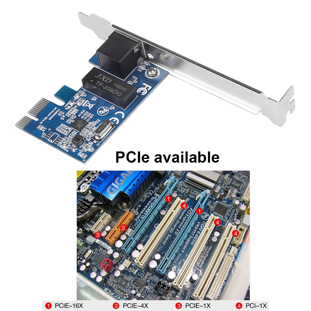 Обновленная PCIe сетевая карта Gigabit Ethernet Rtl8111EE &amp F 1000M Gbps RJ45 PCI-X IEEE 802 LAN Внутренний Wi-Fi
