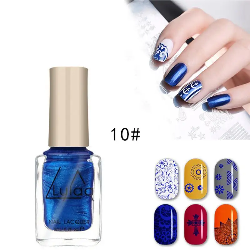 Гель-лак для стемпинга ногтей 6 мл 12 цветов | Красота и здоровье