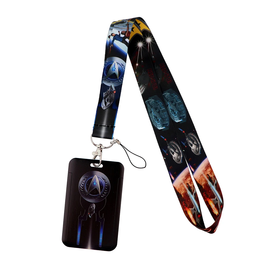

JF886 Classic Movie Lanyard Credit ID Badge Holder Key Rings Student Woman Travel Bank Bus Business Card Cover Keychain Gifts
