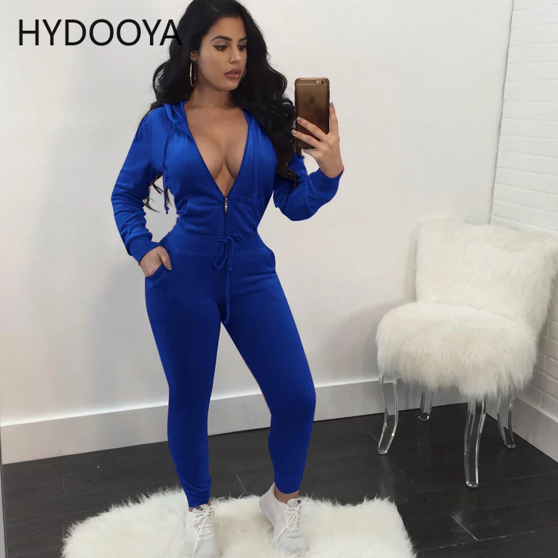 

2 Piece Sportwear Pants Set Women Zipper Hooded Long Sleeve Sweatshirt Jacket and Slim Pants Lady Workout Tracksuit Jogging Suit