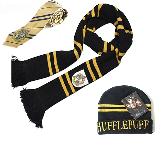 Смесь хлопка шарф Поттер Косплей Hw школьный Ravenclaw Гермиона длинные шарфы Slytherin