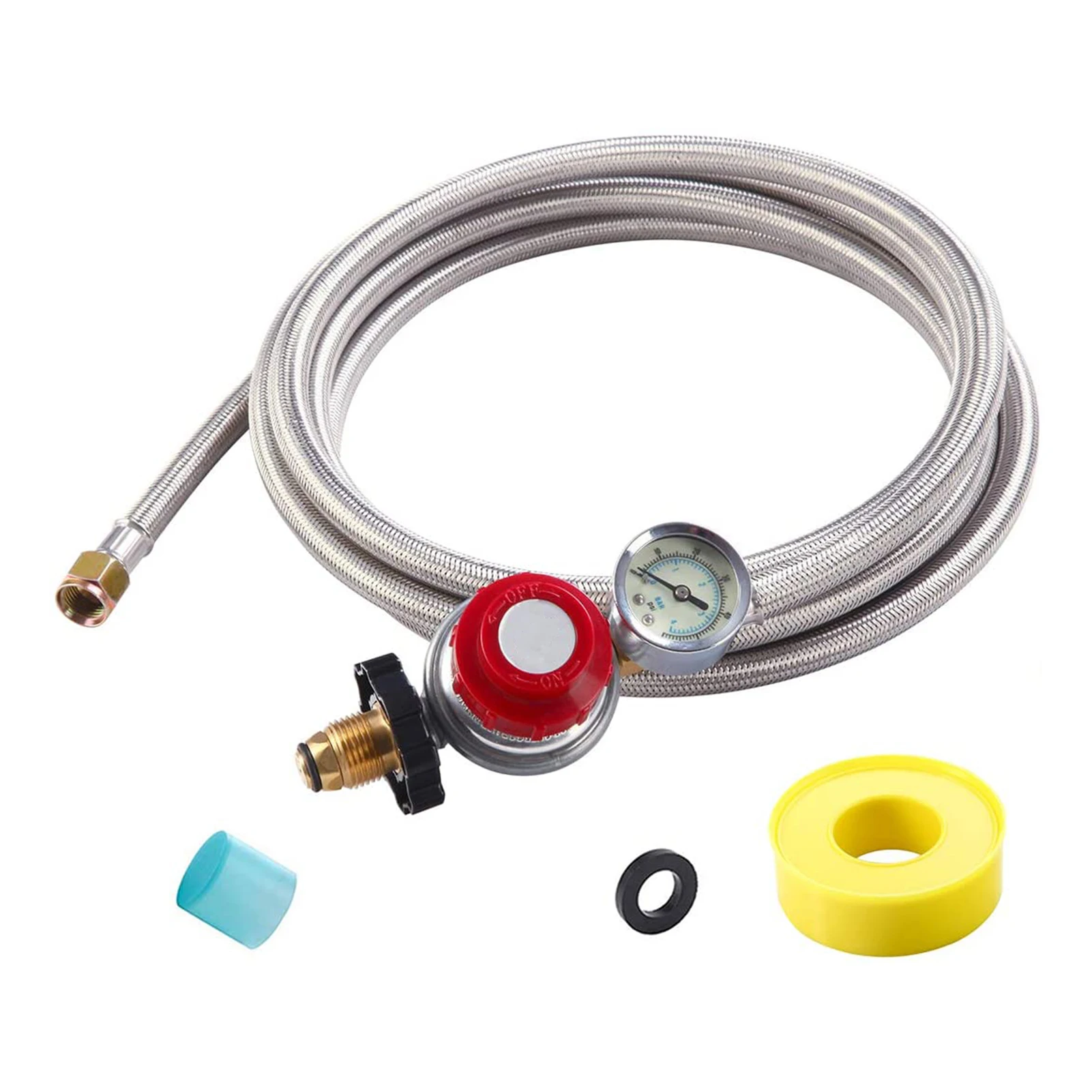 

Adjustable High Pressure Propane Regulator Adjustable High Pressure Propane Regulator With QCC-1 Type Hose 0-30 PSI Advantage