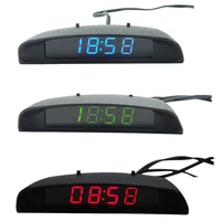 80 hot sales%ef%bc%81%ef%bc%81%ef%bc%813 in 1 auto car digital led electronic clock thermometer voltmeter decoration