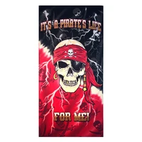 cool its a pirates life for me beach travel towels stylish pirate lightweight swimming towel for men hippie pool towel camping
