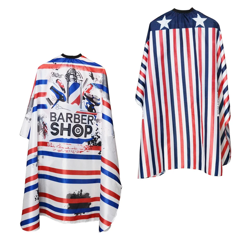 Профессиональная водонепроницаемая ткань для парикмахерских с узором кота