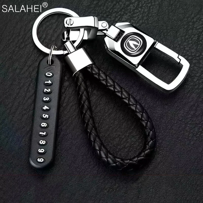 

1PCS Car Keychain Anti-Lost Number Plate Braided Rope For Changan CS75 CS35 CS15 CS95 RAETON CX70 CS55 EADO CX20 CS15EV Alsvin