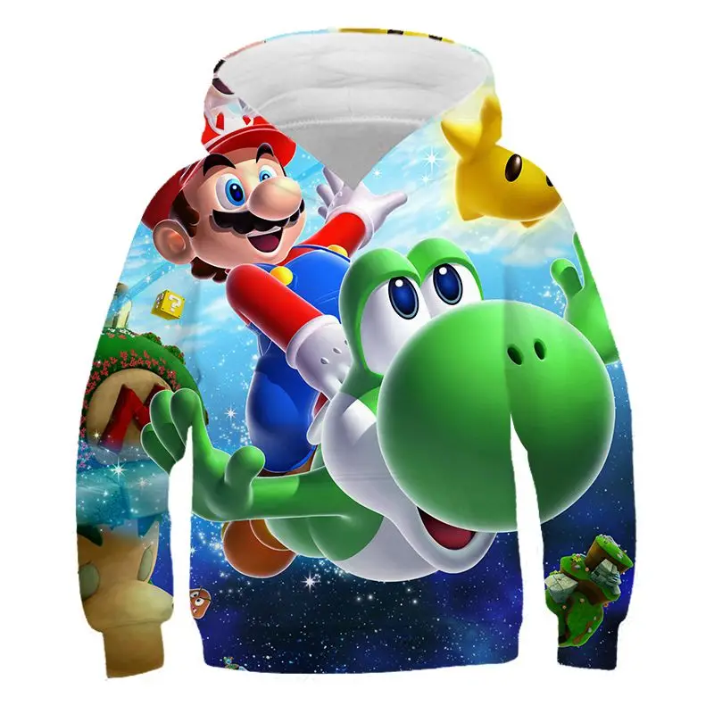 Марио сумасшедшие Приключения 3D с принтом для мальчиков и девочек детский костюм