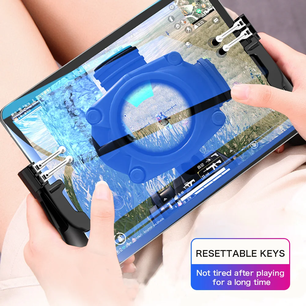 Мобильный игровой контроллер PUBG для Ipad Tablet 1 пара джойстик с шестью пальцами