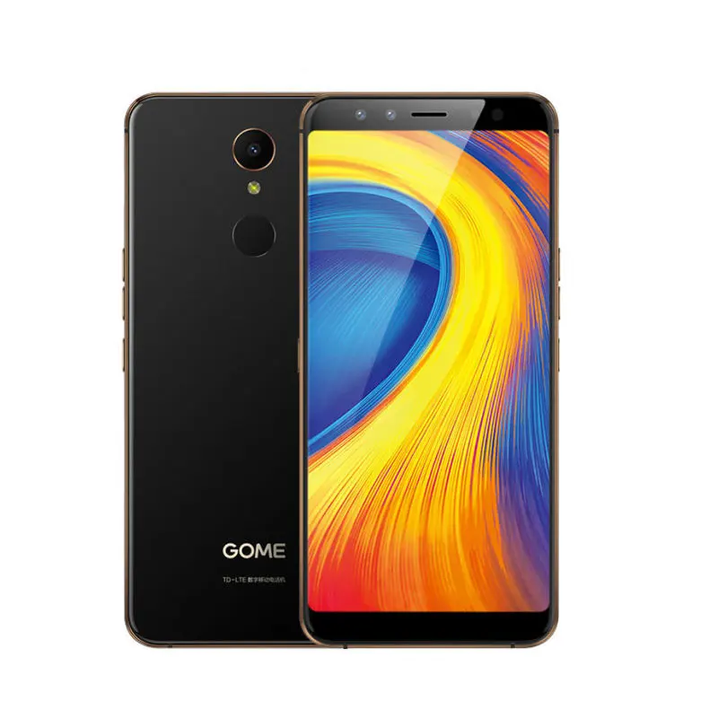 Black Gome U7 4 Гб 64 Гб 5,99 дюйма 18: 9FHD Ирис распознавание Восьмиядерный 3050 мАч Быстрая зарядка отпечатков пальцев 4G смартфон - Цвет: Black