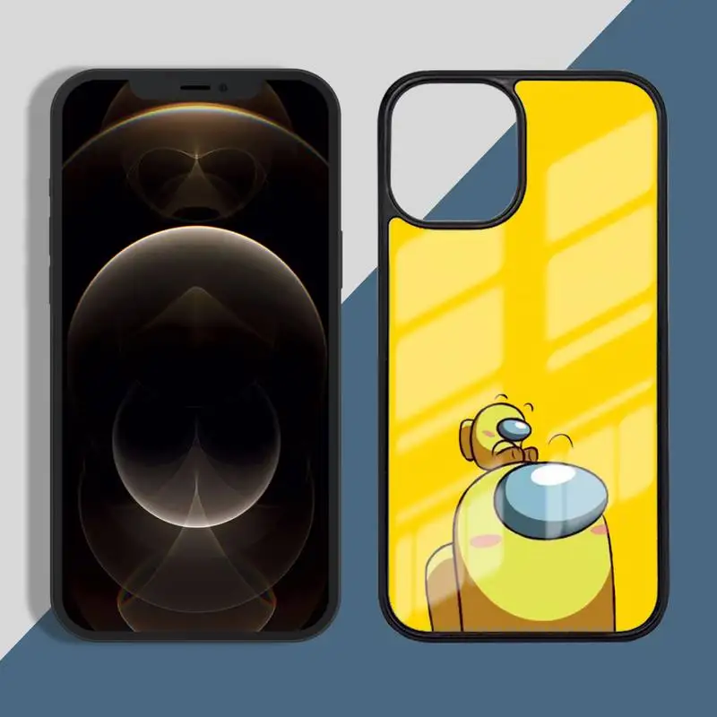

Hot Game Us Among Phone Case PC for iPhone 11 12 pro XS MAX 8 7 6 6S Plus X 5S SE 2020 XR
