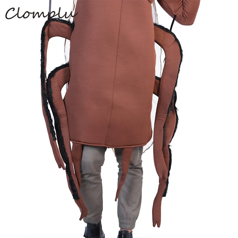 Clomplu костюм тараканов аниме косплей на Хэллоуин забавный один комбинезон костюмы