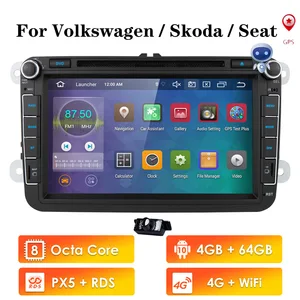 android 10 8 2din car dvd for vw polo golf 5 6 seat passat b6 cc jetta tiguan touran eos sharan scirocco caddy with 4g gps navi free global shipping