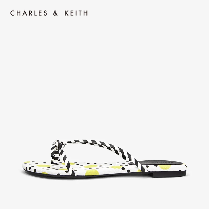 CHARLES＆KEITHНовинка на Лето 2020 CK1 70390251Женские Босоножки Клип схождение Простые