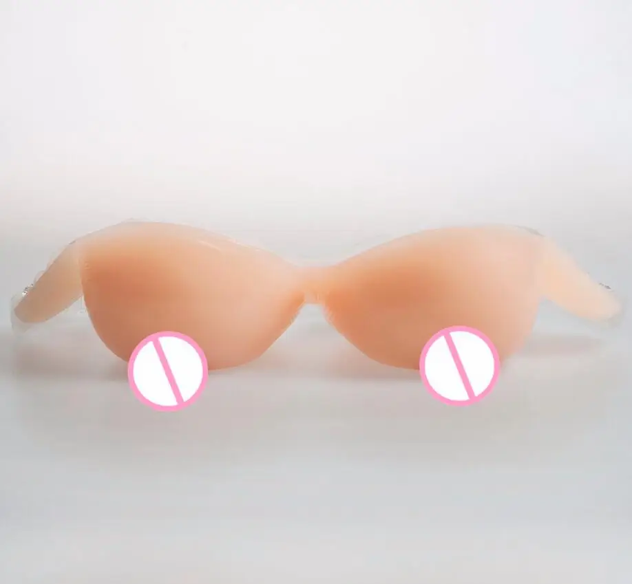 Silicone Fake Boobs 2000g With Shoulder Straps For Drag Queen Transsexual Enhancer Shemale Transgender Crossdresser Breast Forms
