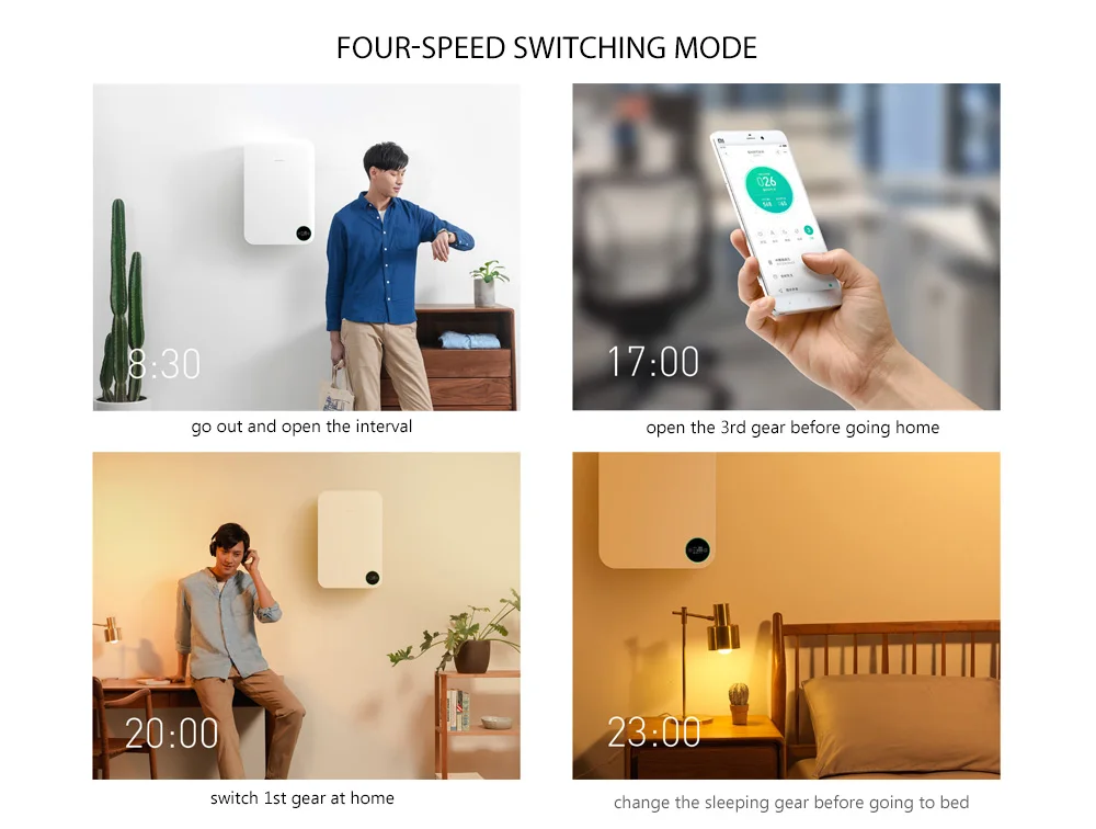 Smartmi воздуходувка для свежего воздуха очиститель XFXT01ZM настенный фильтр системы