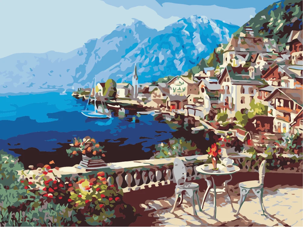 Бескаркасная картина на стене Акриловая по номерам абстрактный Рисунок