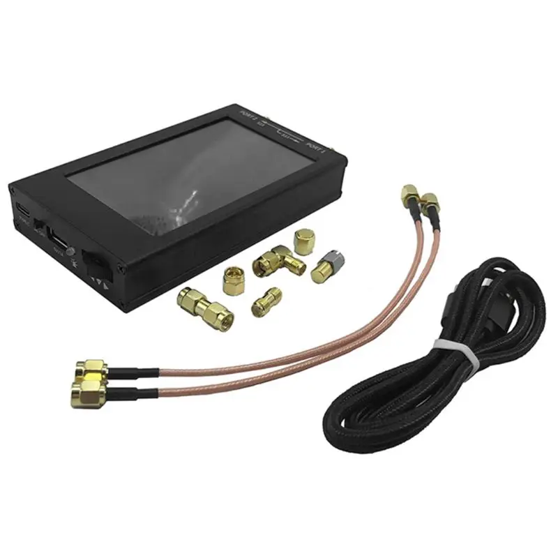 

27RA 1.5GHz NanoVNA-F VNA HF VHF UHF Vector Net-work Antenna Analyzer with 4.3 Inch IPS LCD Display Screen