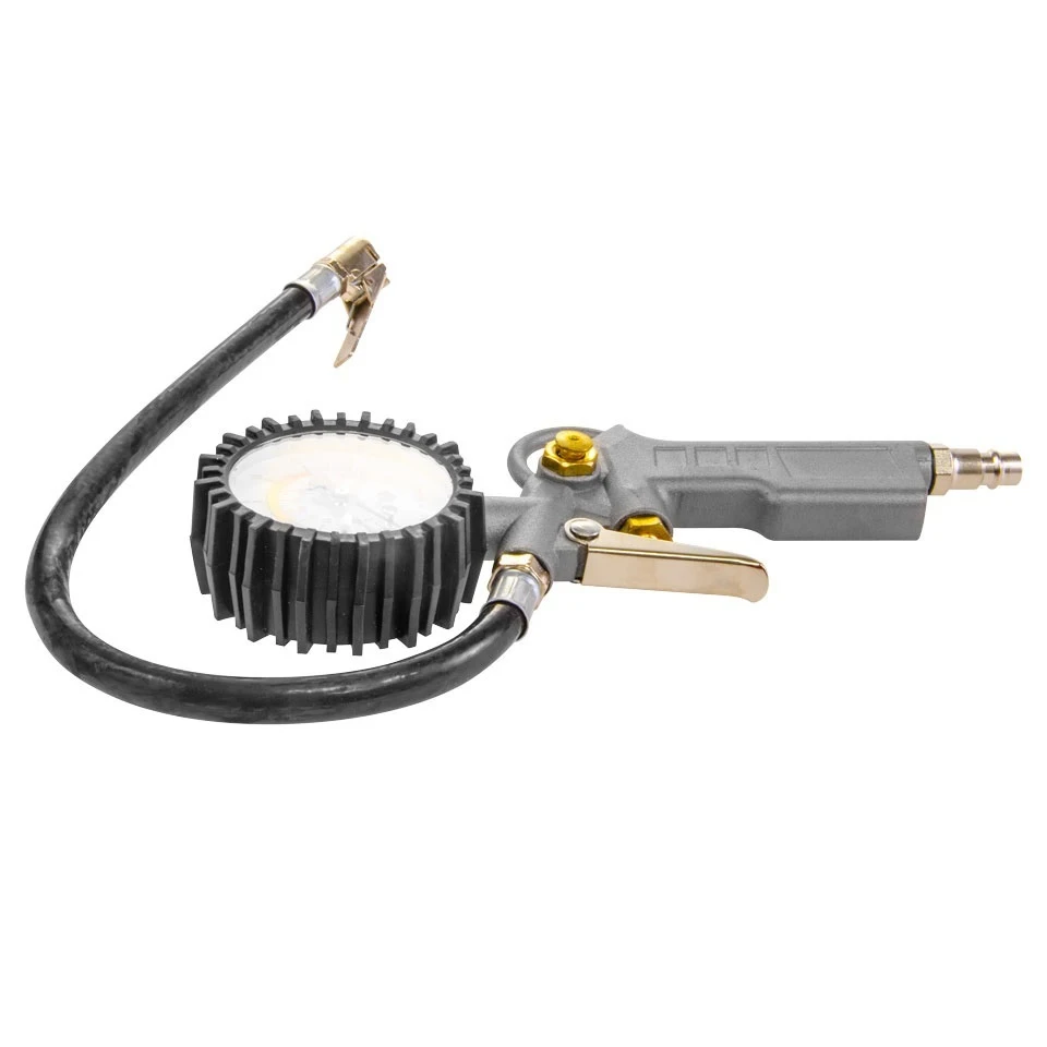 Pressure gauge with gun and hose paging 16 ATM jc-030 | Инструменты