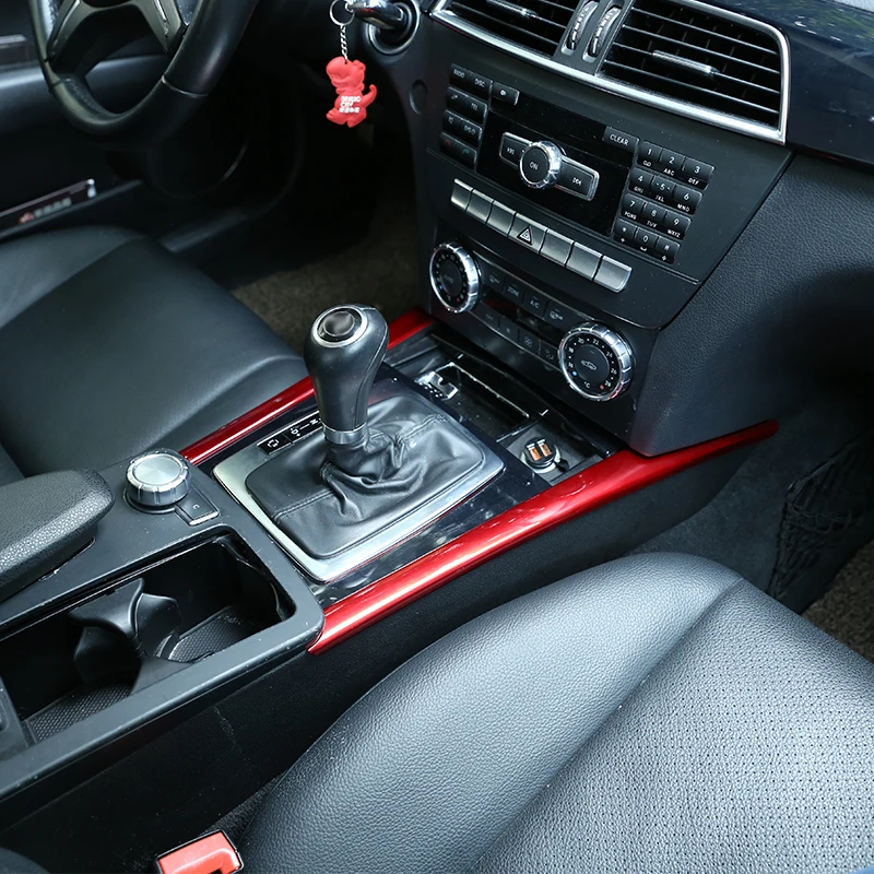 Для Mercedes Benz C Class W204 C180 C200 C260 2008-2013 автомобильные аксессуары 2 шт. углеродное