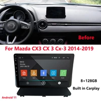 8128gb rom navigation car radio multimedia player for mazda cx3 cx 3 cx 3 2014 2017 radio tape recorder gps head unit autoradio