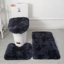 Gradient Color Bath Mat Carpet Bathroom Rugs Mat Set Toilet Lid Cover Plush Shower Carpet Floor Mats Non-slip Bathroom Floor Pad Gradient Color Bath Mat Carpet Bathroom Rugs Mat Set Toilet Lid Cover Plush Shower Carpet Floor Mats Non-slip Bathroom Floor Pad