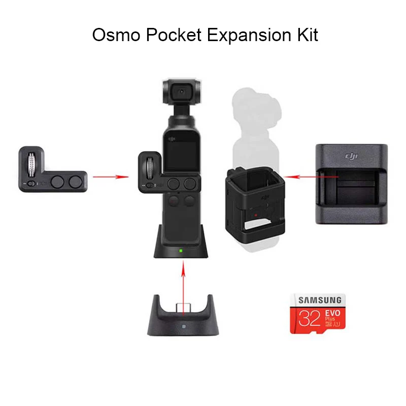 Совершенно новый для DJI Osmo Карманный расширительный комплект контроллер колеса