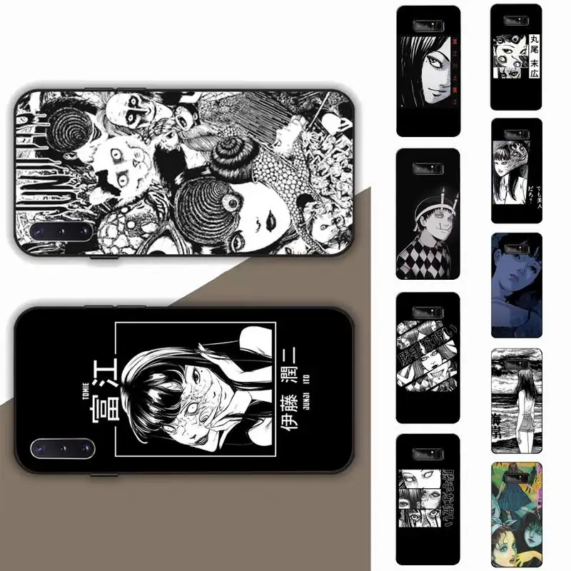 

Horror Comic Junji Ito Tomie Tees Phone Case for Samsung Note 5 7 8 9 10 20 pro plus lite ultra A21 12 72